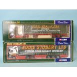 Corgi, Limited Edition Collectables, two "Eddie Stobart Ltd" trucks, CC12401 and CC12607, both