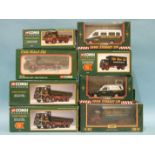 Corgi, eight boxed Eddie Stobart trucks and vans: 11001 (x2), 19306, 25102, 30202, 58112, 58304