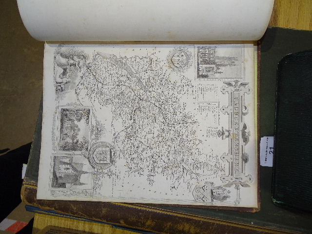 The Times Atlas, 117 pp maps, hf cf gt, (bd loose), fo, 1895; two small albums containing amateur - Image 4 of 4