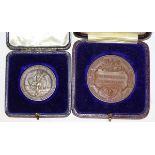 A cased silver medal Incorporated National Association of British & Irish Millers, awarded for