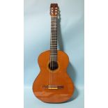 An Admira acoustic guitar model A20, labelled Keller, Espana, back 49.5cm, in case.