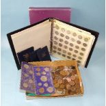 A collection of British coinage from 1920 onwards, containing five-pounds five-shillings worth of
