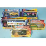 Matchbox Superkings: K2 Car Recovery Vehicle, K17 Scammell Crusader, K-21 Tractor Transporter, all