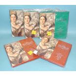 Royal Mint, two 2001 Victorian Anniversary silver proof crown and £10 banknote sets, together with