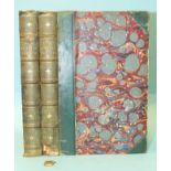 Dickens (Charles), Our Mutual Friend, 2 vols, 40 engr plts, hf mor gt, 8vo, 1865, (damage to