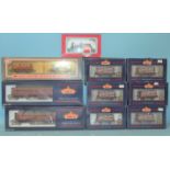 Bachmann OO gauge, two 34-252 LMS corridor coaches, six 37-127 wagons "Hinckley Gas Works", a