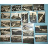 A collection of 42 postcards of Princetown and environs, including 20 RPs by Chapman & Son.