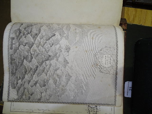 The Times Atlas, 117 pp maps, hf cf gt, (bd loose), fo, 1895; two small albums containing amateur - Image 3 of 4