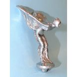 A Rolls Royce car mascot, "Spirit of Ecstasy", 12cm high.