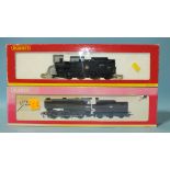 Hornby OO gauge, R2344A Class Q1 BR 0-6-0 locomotive RN 33006 and R2213A Class 61XX 2-6-2 locomotive