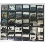 Aviation interest: A collection of early-20th century magic lantern photographic slides comprising