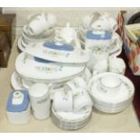 Approximately seventy pieces of Royal Doulton 'Pastorale' tea, coffee and dinner ware.