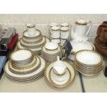 Sixty-eight pieces of Paragon 'Athena' decorated tea and dinner ware.