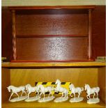 A collection of six Franklin Mint porcelain 'Spanish Riding School Vienna' horse figures: 'Passage',