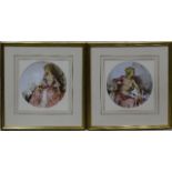 After Sir William Russell-Flint (1880-1969), 'Roy As Madame Du Barry', a limited-edition circular