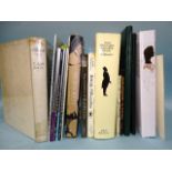 A group of books on silhouettes, including Sue McKechnie, British Silhouette Artists and Their