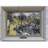 John Strickland Goodall RBA RI (1908-1996) SPRING Signed watercolour heightened with white, 25.5 x