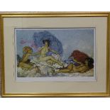 After Sir William Russell-Flint (1880-1969), 'Rococo Aphrodite', an unsigned limited-edition