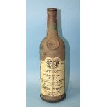 One bottle of Taylors 20-year-old Tawny Port, 70cl, 20?, bottled in 1981, with personalised