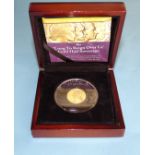 A Tristan da Cunha gold half-sovereign, 2015 'Long To Reign Over Us' proof FDC, cased with