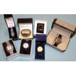 Seven various boxed fashion wrist watches, (7).