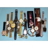 Nineteen various wrist watches, (unboxed).