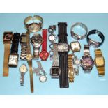 Nineteen various wrist watches, (unboxed).