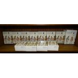 A collection of twelve boxed Chas C Stadden hand-painted military figurines, including 'Master of