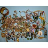 A quantity of costume jewellery, including some by Monet, Sarah Coventry, Napier, Sphinx.
