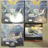 Corgi Aviation Archive: five boxed sets, AA32602 (incomplete), 48804 (x2), AA31701 and AA36306, also