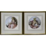 After Sir William Russell-Flint (1880-1969), 'Roy As Madame Du Barry', a limited-edition circular