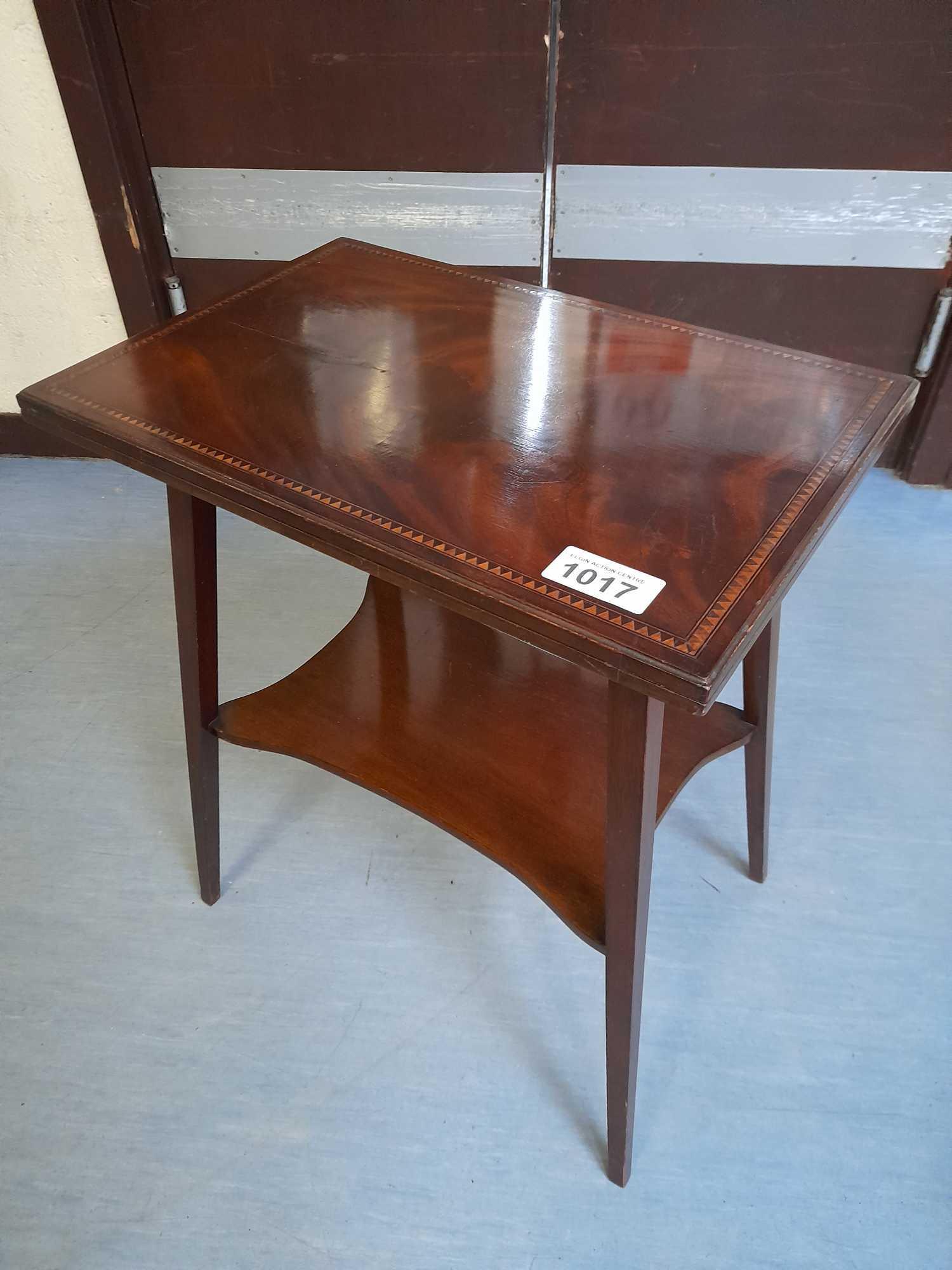 INLAID FOLD OVER CARD TABLE (AF)