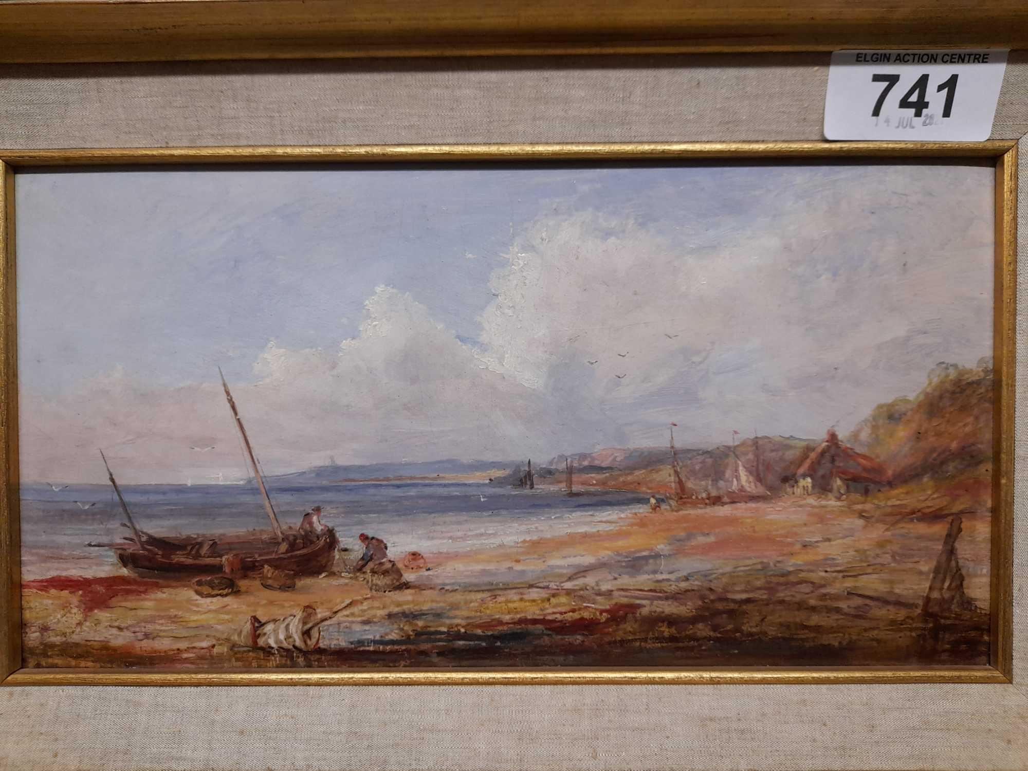 OIL PAINTING SEASCAPE UNSIGNED - Image 5 of 12