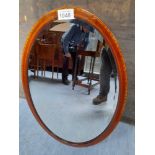 INLAID OVAL MIRROR