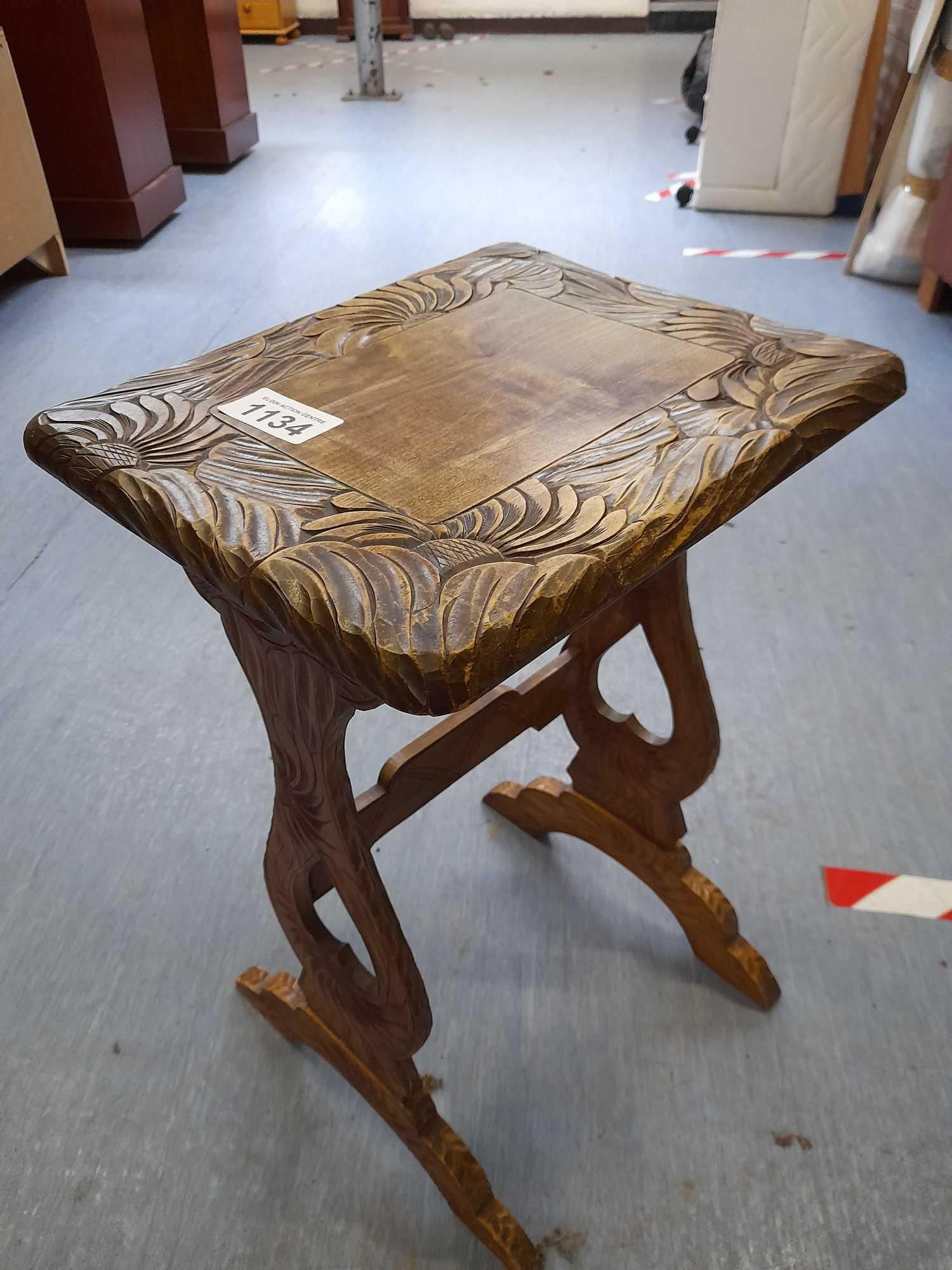 SMALL CARVED TABLE