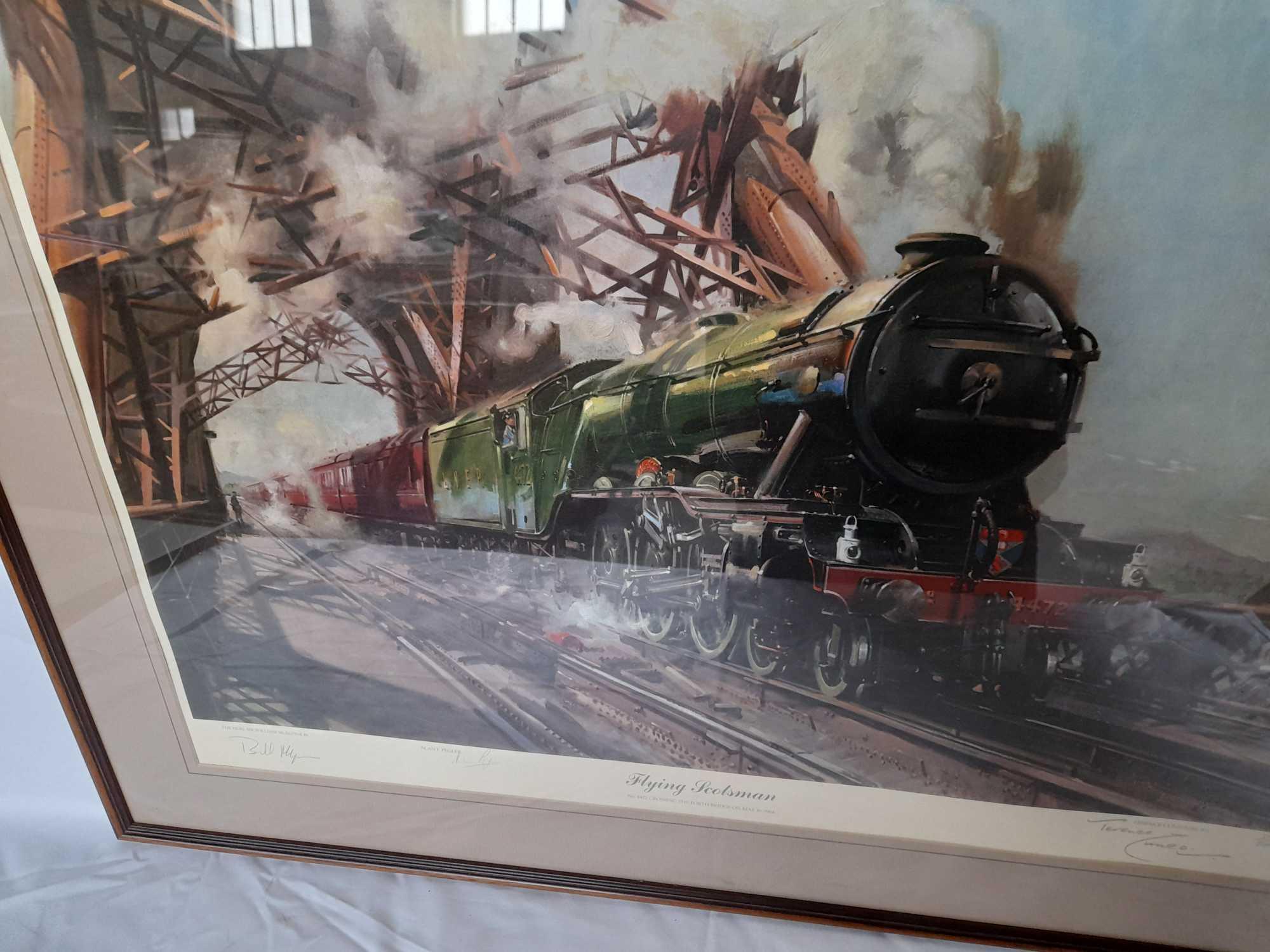 LTD EDITION PRINT 251/850 FLYING SCOTSMAN T CUNEO - Image 5 of 18