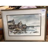 W C PAINTING LERWICK K LOCHHEAD 1977