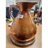 4 GALLON COPPER WHISKY MEASURING JUG