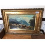 OIL PAINTING HIGHLAND CATTLE (FRAME AF)