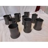 BOX PEWTER WARE (AF)