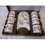 CASED ROYAL WORCESTER MARISSA TEA SET (CASE AF)