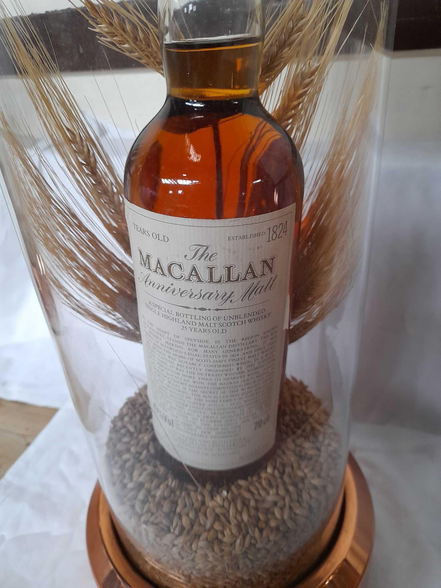 MACALLAN ADVERTISING TUBE 25 YR ANNIVERSARY-NOT WHISKY IN BOTTLE - Image 8 of 9