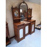 INLAID MIRROR BACK SIDEBOARD