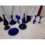 BOX BLUE GLASS WARE (AF)