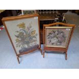 2 TAPESTRY FIRE SCREENS
