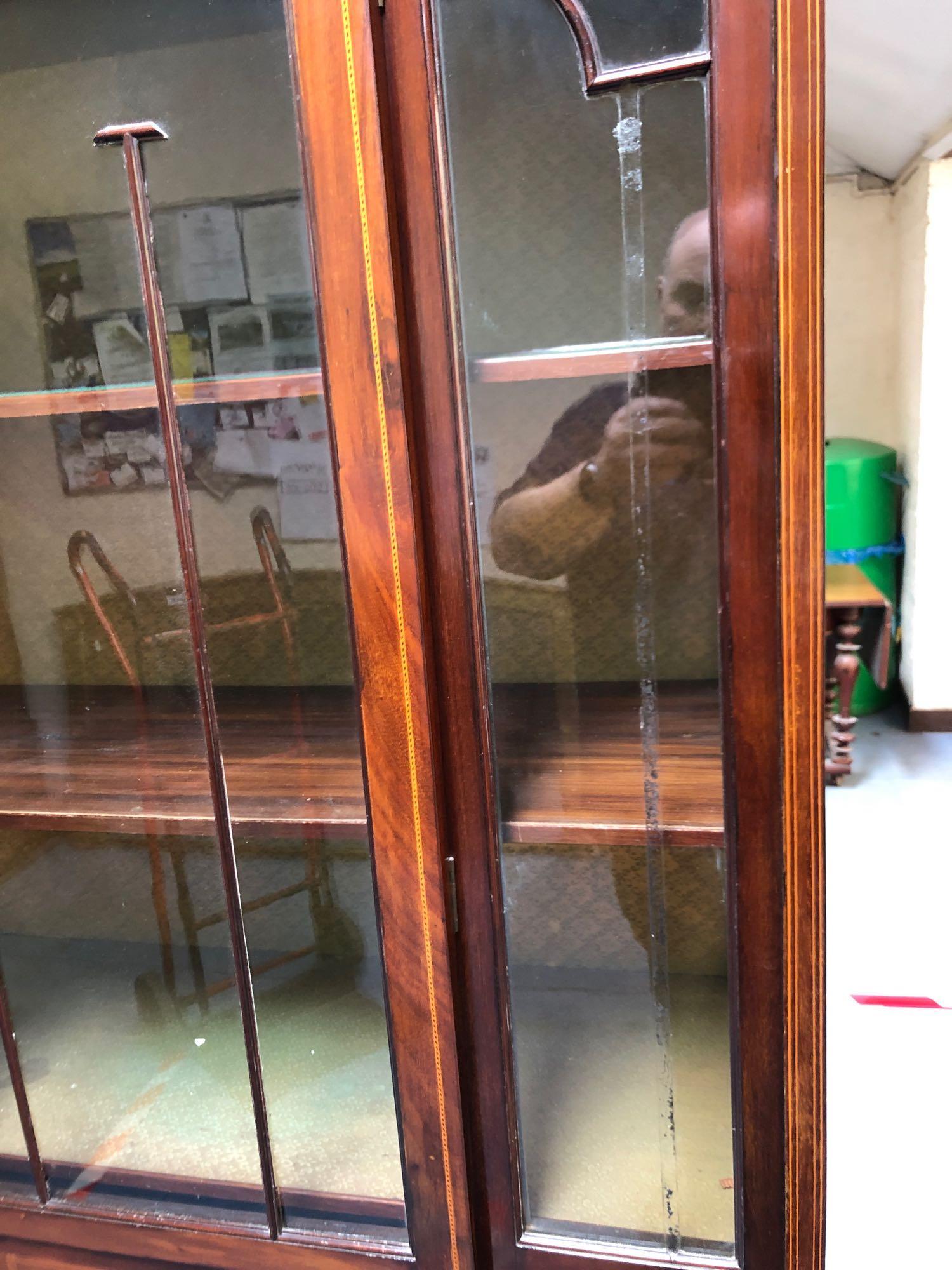 INLAID GLASS DISPLAY CABINET(AF) - Image 12 of 15