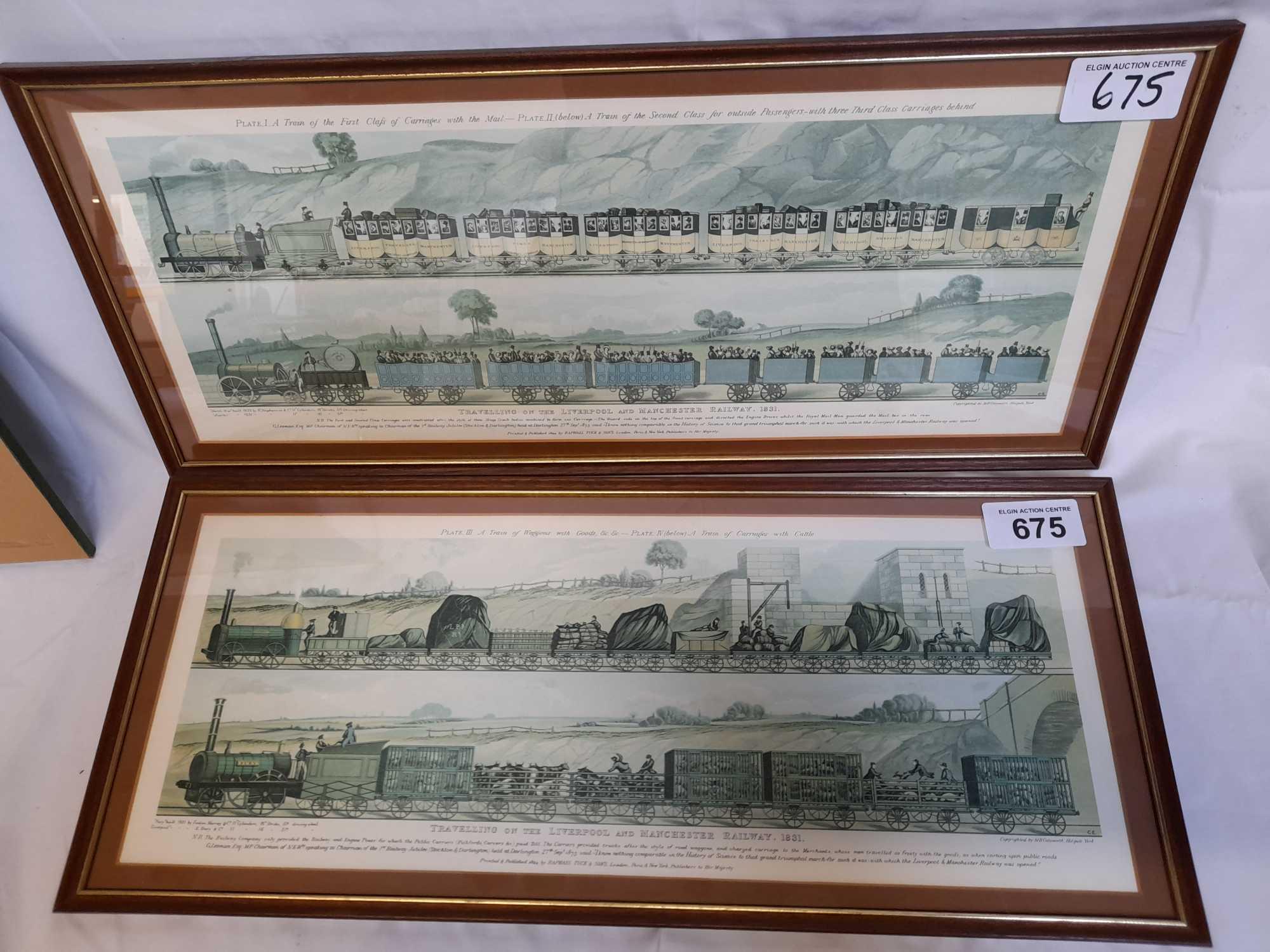 2 PRINTS LIVERPOOL & MANCHESTER RAILWAY 1831 - Image 5 of 6