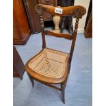 CANE SEATED CHAIR