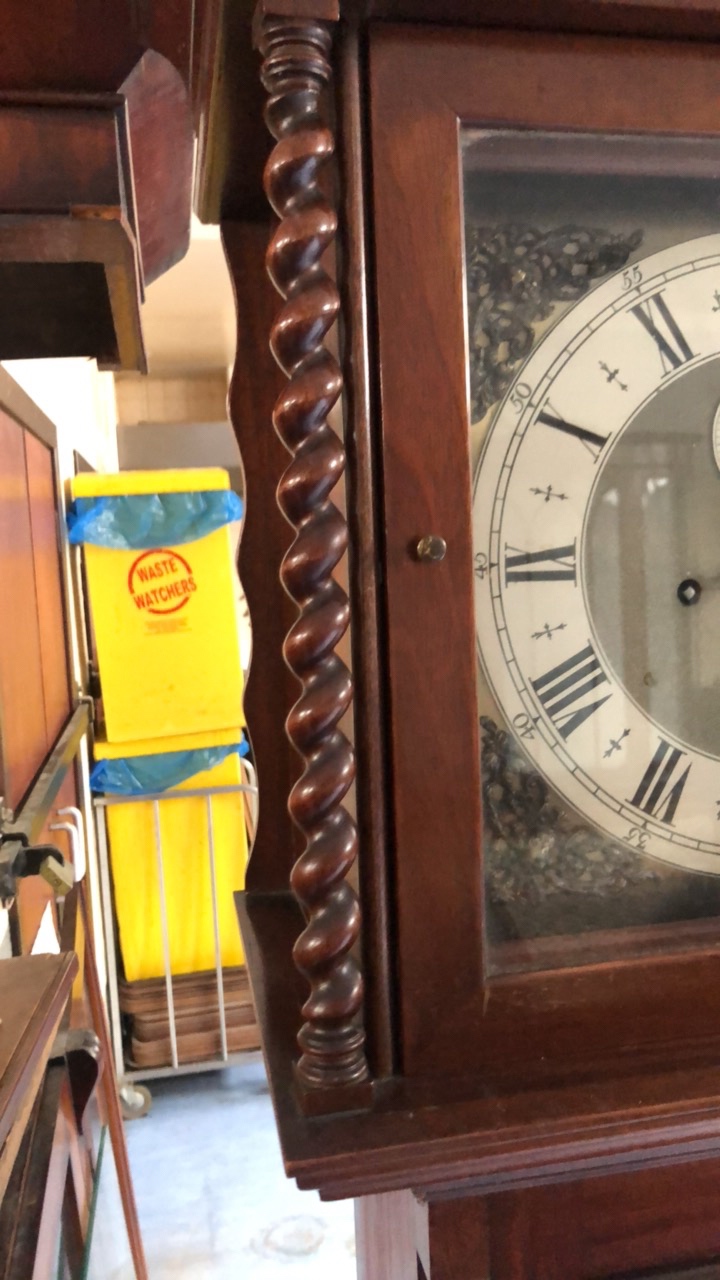 INLAID LONG CASE CLOCK - Image 12 of 18