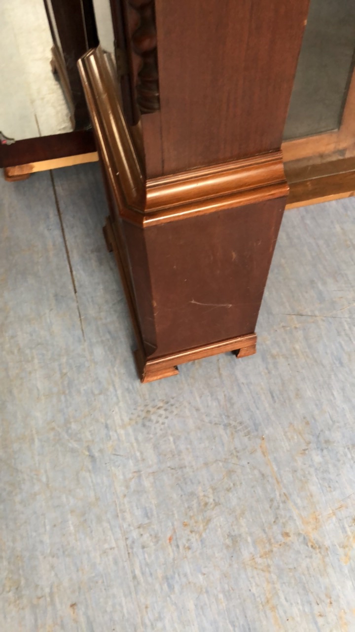 INLAID LONG CASE CLOCK - Image 16 of 18